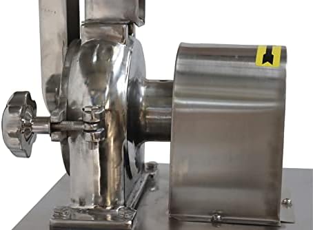 TECHTONGDA Commercial Grain Grinder Mill Electric Universal Pulverizer Grinding Machine Grain Mill Food Grinding Machine with 0.118" Crushing Fineness for Dry Grain Rice Coffee Bean