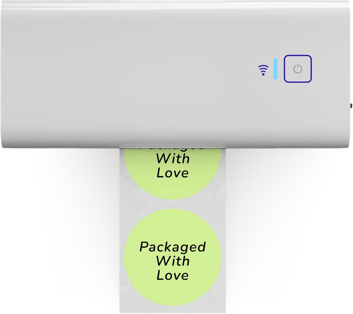 Rollo Circle Thermal Labels 2 Inch - Roll of 1,000 Round Sticker Labels - Multi-Purpose Direct Thermal Printer Stickers 2x2 (Green)