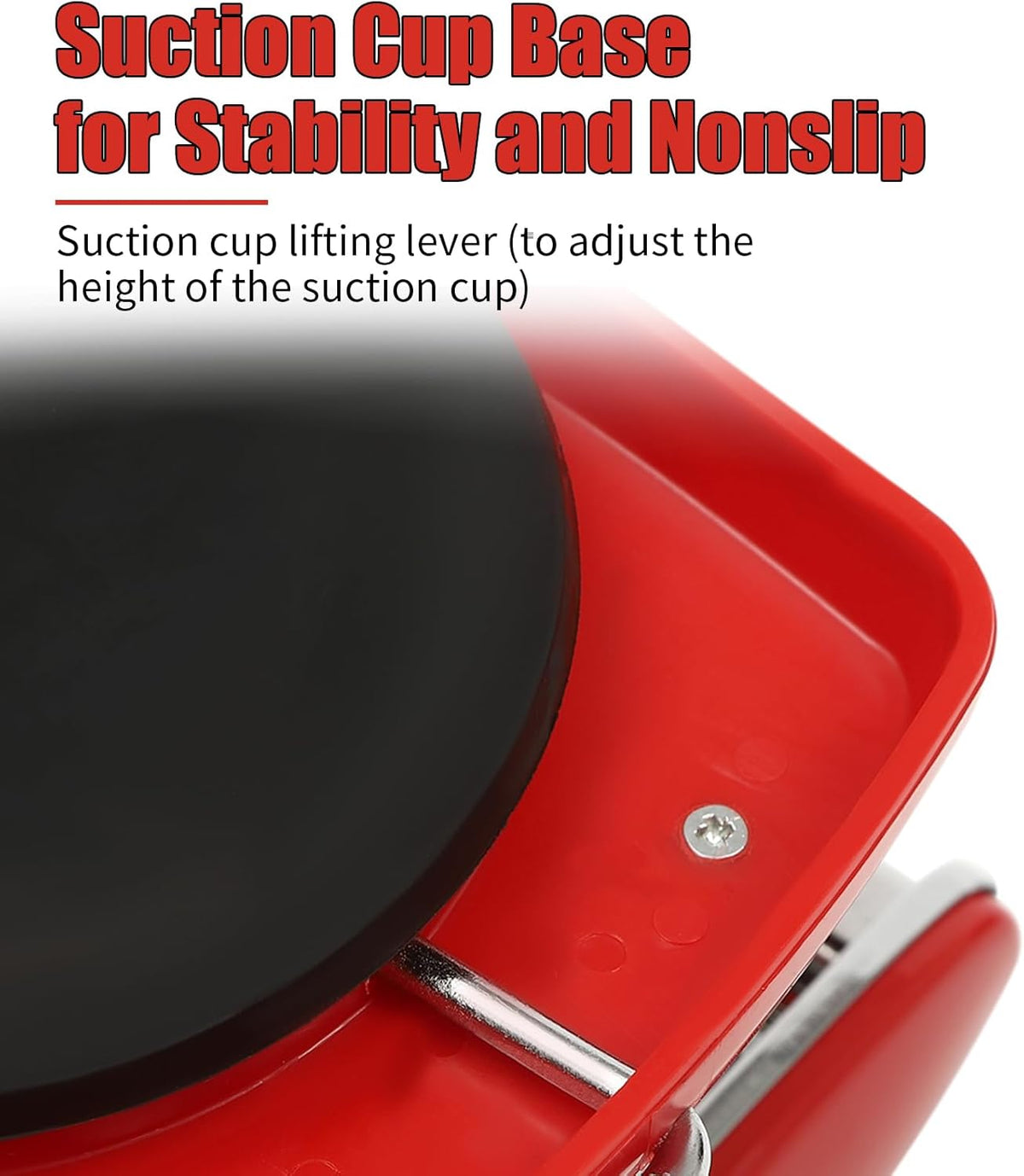 Pasta Maker Machine-6 Adjustable Thickness Settings, Adjustable Clamp, stainless steel Construction for Spaghetti, Fettuccini, Lasagna, Dumpling Skins (Red pasta maker)