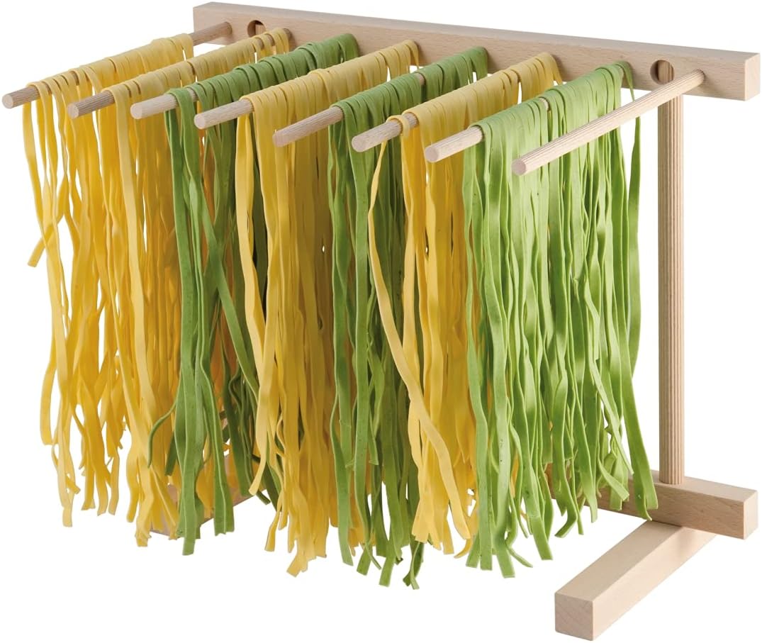 Eppicotispai EP 102 Natural Beechwood Collapsable Pasta Drying Rack